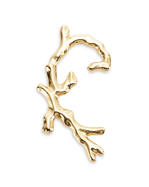 cult gaia noemi curved branch single ear climber in gold tone