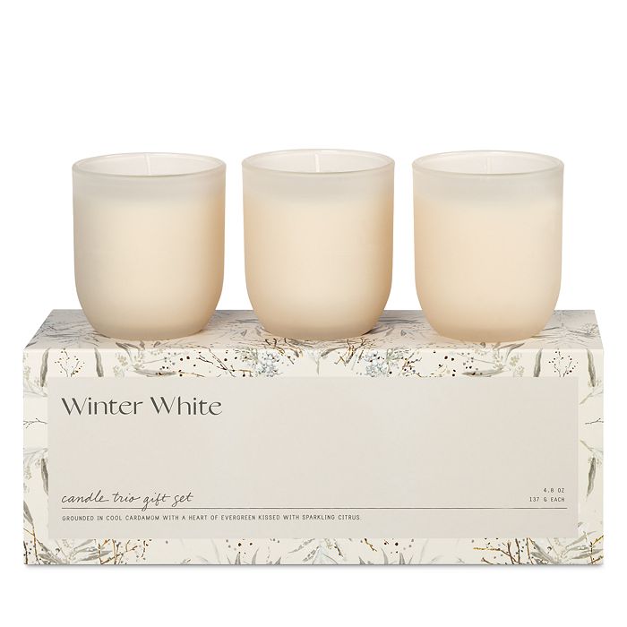 ILLUME Winter White Candle Trio Gift Set, 21.5 oz. Bloomingdale's