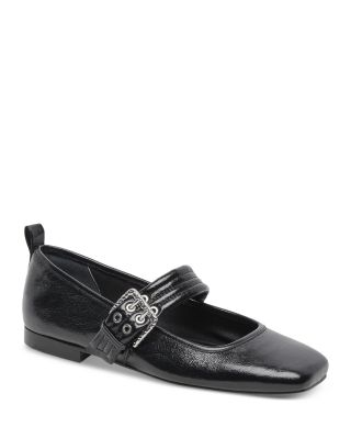 Dolce Vita - Women's Arora Square Toe Buckled Ballet Flats