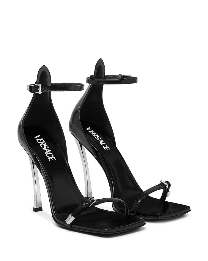 Versace Women's Ankle Strap High Heel Sandals | Bloomingdale's