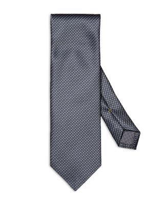 Eton Men's Geometric Silk Tie In Navy