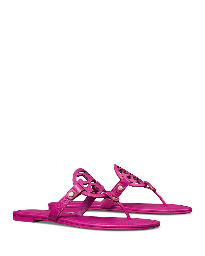 Tory Burch Women's Miller Slip On Thong Slide Sandals | Bloomingdale's
