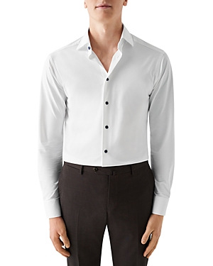 Eton Slim Fit Signature Twill Dress Shirt In White