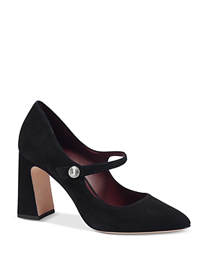 Shop Kate Spade Women's Maren Almond Toe High Heel Pumps In Black