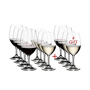 Riedel Ouverture Buy 8, Get 12 Red & White Wine Glass Set