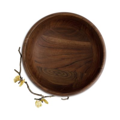 Butterfly Ginkgo Wood Bowl