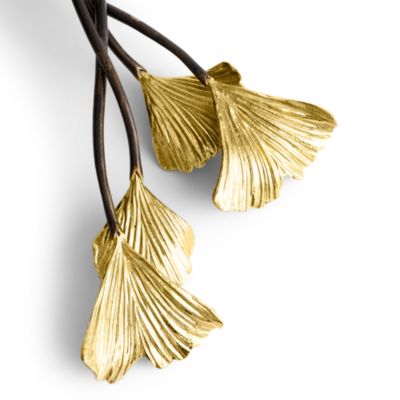 Golden Ginkgo Servers, Set of 2