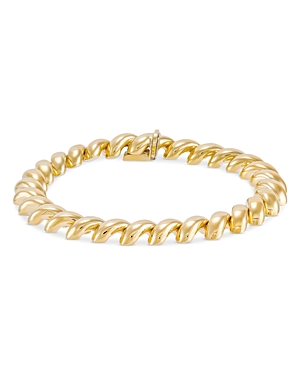 14K Yellow Gold San Marco Link Chain Bracelet