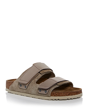 Birkenstock Women's Uji Double Strap Slide Sandals In Taupe