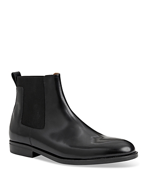Shop Bruno Magli Men's Byron Pull On Chelsea Boots In Black