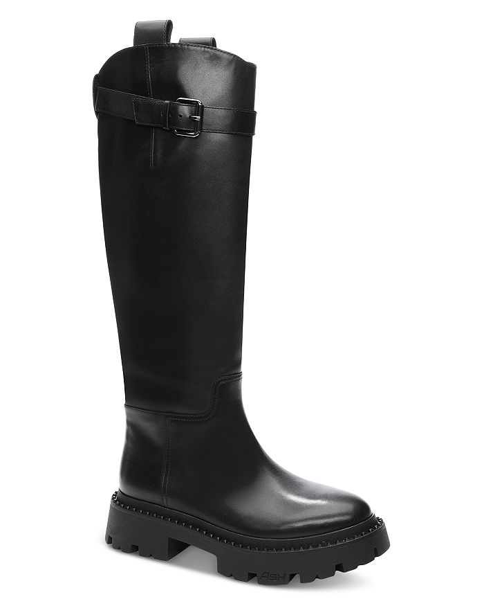 Ash Women's Galaxy Studded Lug Sole Riding Boots | Bloomingdale's