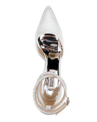 Women&#39;s Elaina Ankle Strap Pointed Toe High Heel Pumps