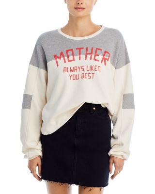 MOTHER - The Champ Cotton Pullover Sweatshirt