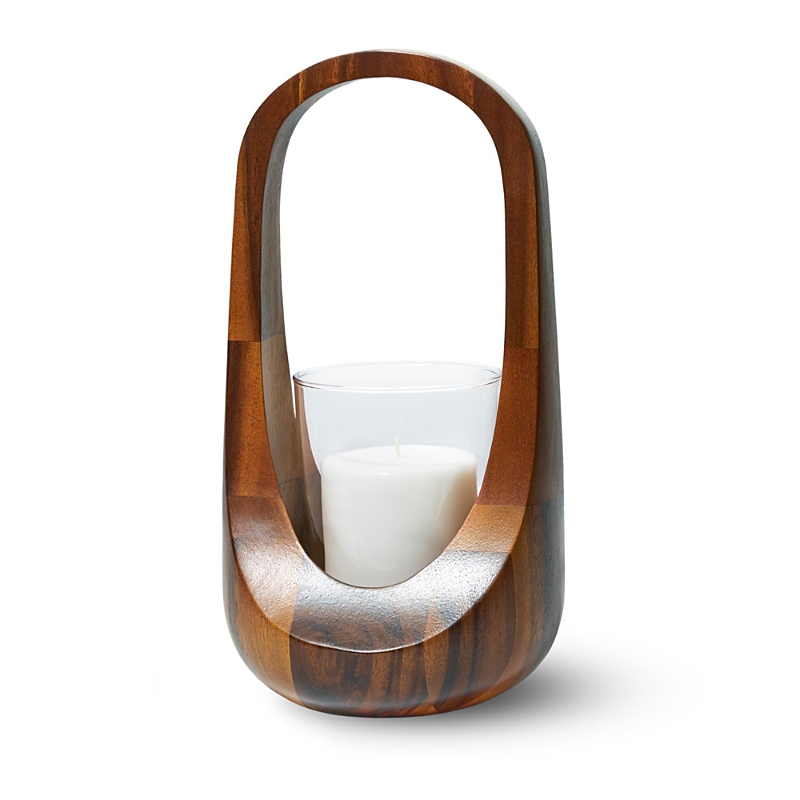 Nambe 12 Hurricane Lantern In Brown