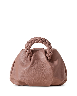 Hereu Bombon Leather Crossbody In Taupe