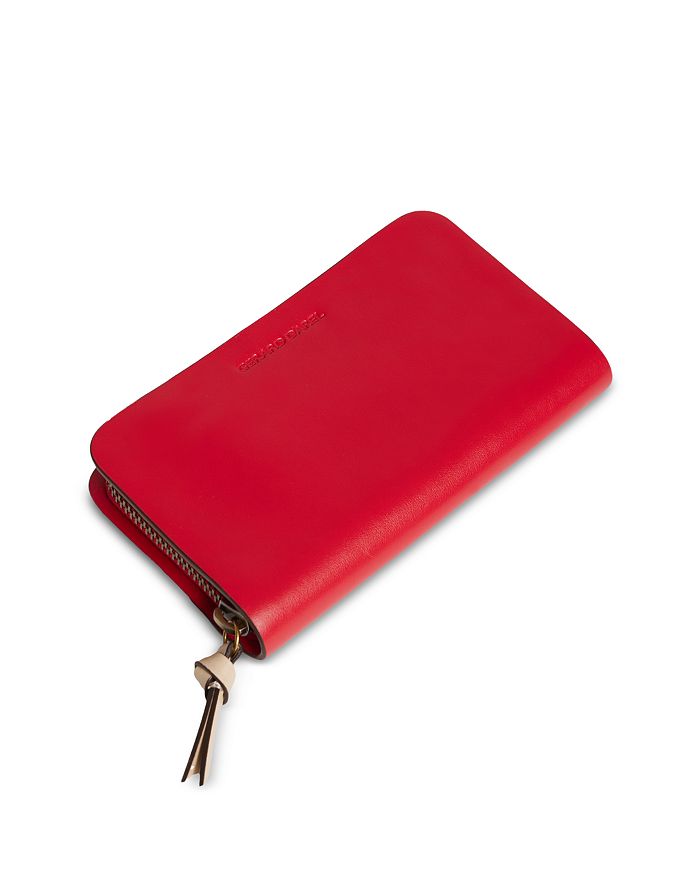 Gerard Darel Leather Zip Around Wallet Bloomingdale's