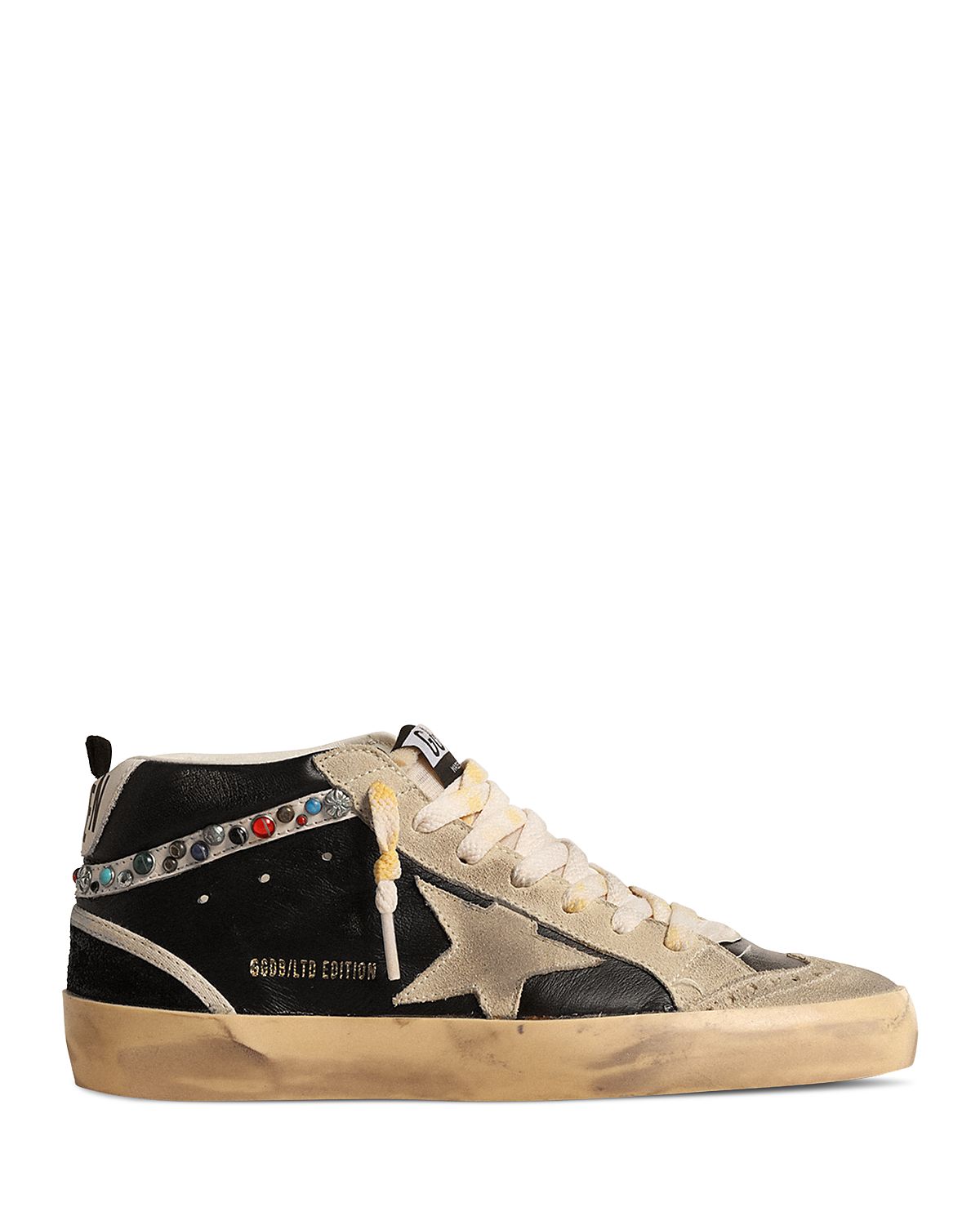 Golden Goose Women's Mid Star Embellished Mid Top Sneakers