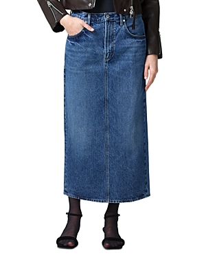 Shop Citizens Of Humanity Peri Denim Pencil Skirt In Daru