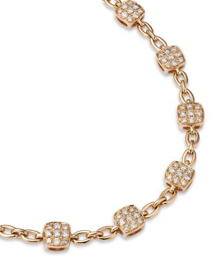 Diamond Pav&eacute; Link Bracelet in 14K Yellow Gold, 1.0 tcw