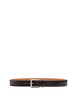 MAGNANNI ROCAS BROWN LEATHER BELT