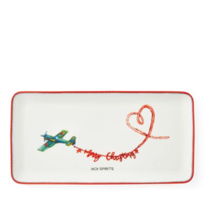 Doodles High Spirits 12" Porcelain Tray