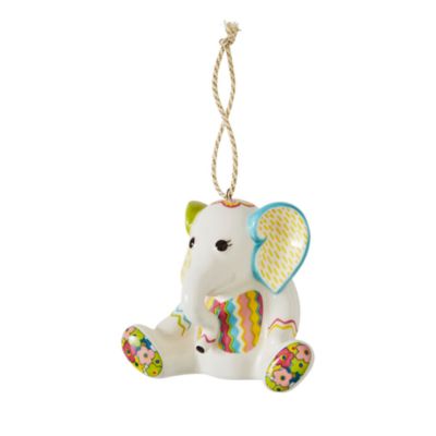 Jambo Elephant Patchwork Ornament