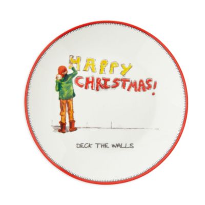 Doodles 6" Tidbit Plates, Set of 4
