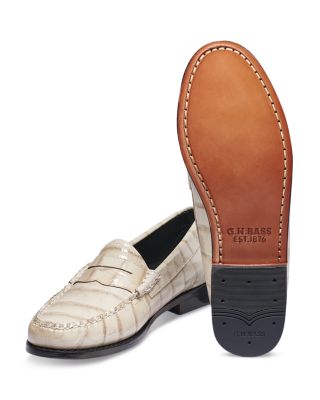 Women's Whitney Croc Embossed Weejuns&reg; Loafers