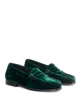 G.H.BASS - Women's Whitney Velvet Weejun Loafers