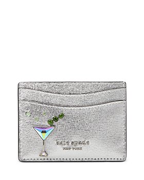 kate spade, Accessories, Kate Spade Metallic Saffiano Leather Card Case  Iphone 2 Phone Case Rose Gold