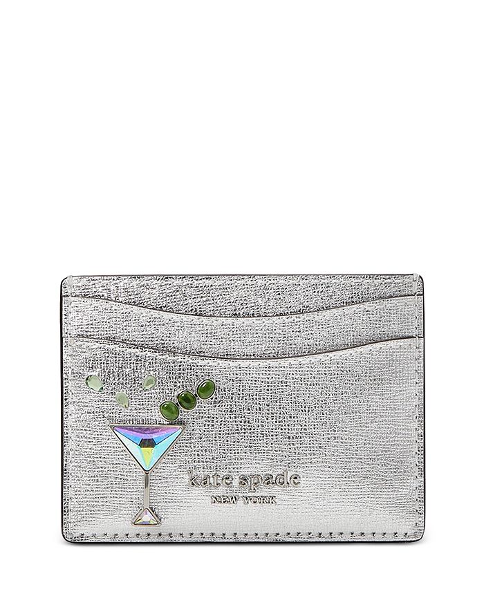 Kate spade leather deals card holder