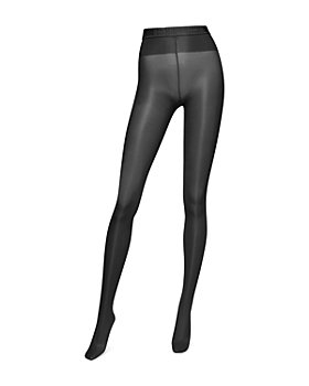 WOLFORD SYNERGY 40 LEG SUPPORT TIGHTS, Black Women's Socks & Tights