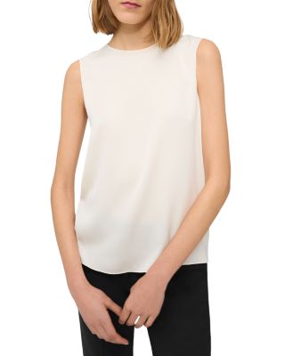 Silk Sleeveless Top