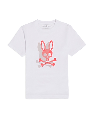 Shop Psycho Bunny Unisex Chicago Hd Dotted Graphic Tee - Little Kid, Big Kid In White