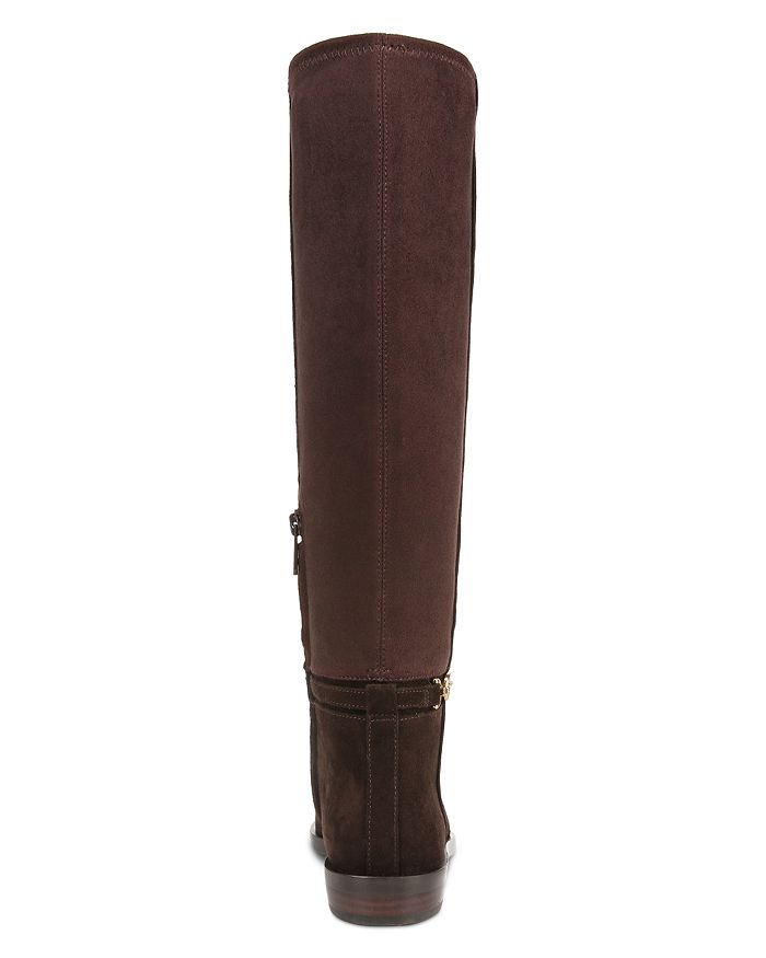 Shop Sam Edelman Women's Clive Embellished Riding Boots In Chocolate