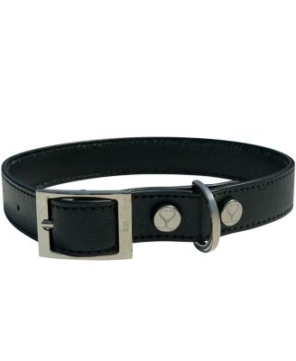 Shaya Pets Medium Leather Adjustable & Water Resistant Dog Collar