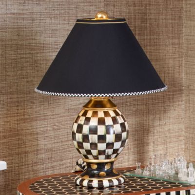 Courtly Check Globe Table Lamp