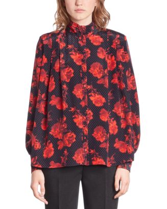 The Kooples Dots and Roses Blouse | Bloomingdale's