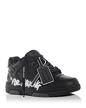 Shop Off-white Men's Out Of Office For Walking Low Top Sneakers In Black/white