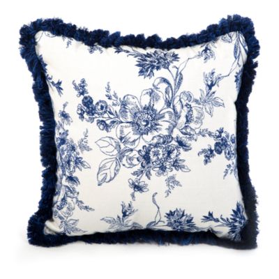 Indigo Villa Outdoor Throw Pillow, 20" x 20"