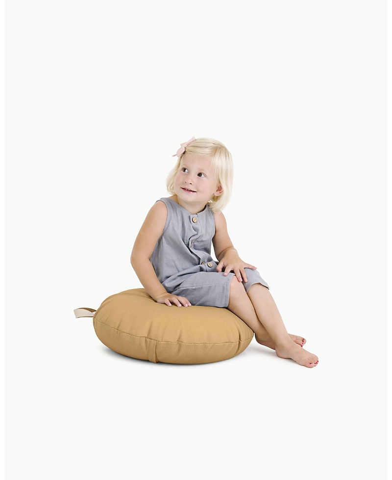 Gathre Ivory Circle Mini Floor Cushion