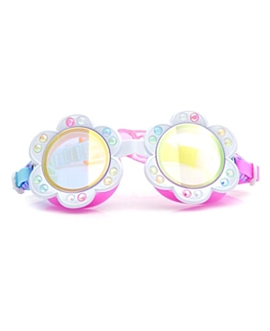 Bling2o Blanch Blossom Dandi Swim Goggles For Girls - Ages 2-6