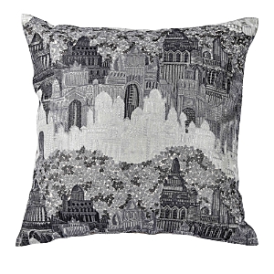 Ann Gish Duomo Pillow, 24 X 24 In Grey