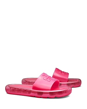 Tory Burch Bubble Jelly Slide Sandal In Pink Love