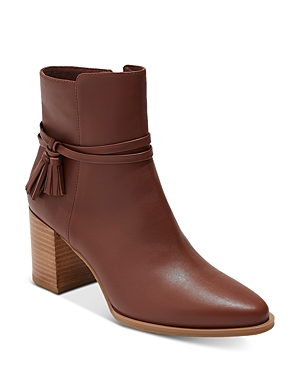 JACK ROGERS WOMEN'S TIMBER LEATHER TASSEL BOOTIES