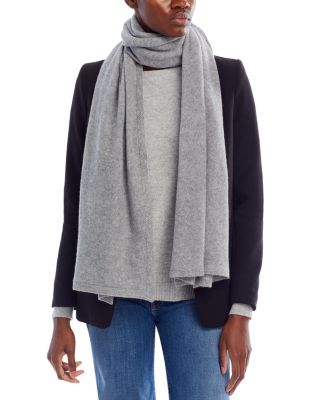 100% Cashmere Oversized Knit Scarf - Exclusive