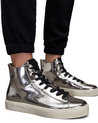 Women's Tana Metallic Lace Up High Top Sneakers