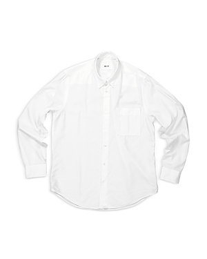 Nn07 Arne Bd 5655 Twill Regular Fit Button Down Shirt In White