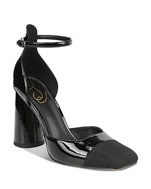 SAM EDELMAN WOMEN'S CHRISTINE ANKLE STRAP HIGH HEEL PUMPS