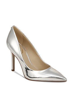 Sam Edelman Hazel Pointed Toe Pump Soft In Soft Silver